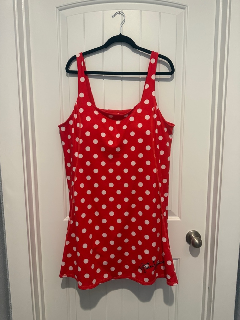 Disney Red White Polka Dot athletics dress